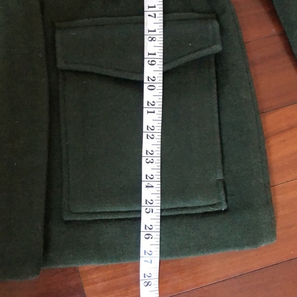 Lucky Brand Olive Green Military Style Field Jacket Wool Blend - Picture 14 of 15